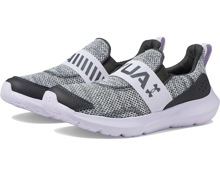 

Кроссовки Under Armour Surge 3 Slip-On, цвет Jet Gray/Nebula Purple/Jet Gray