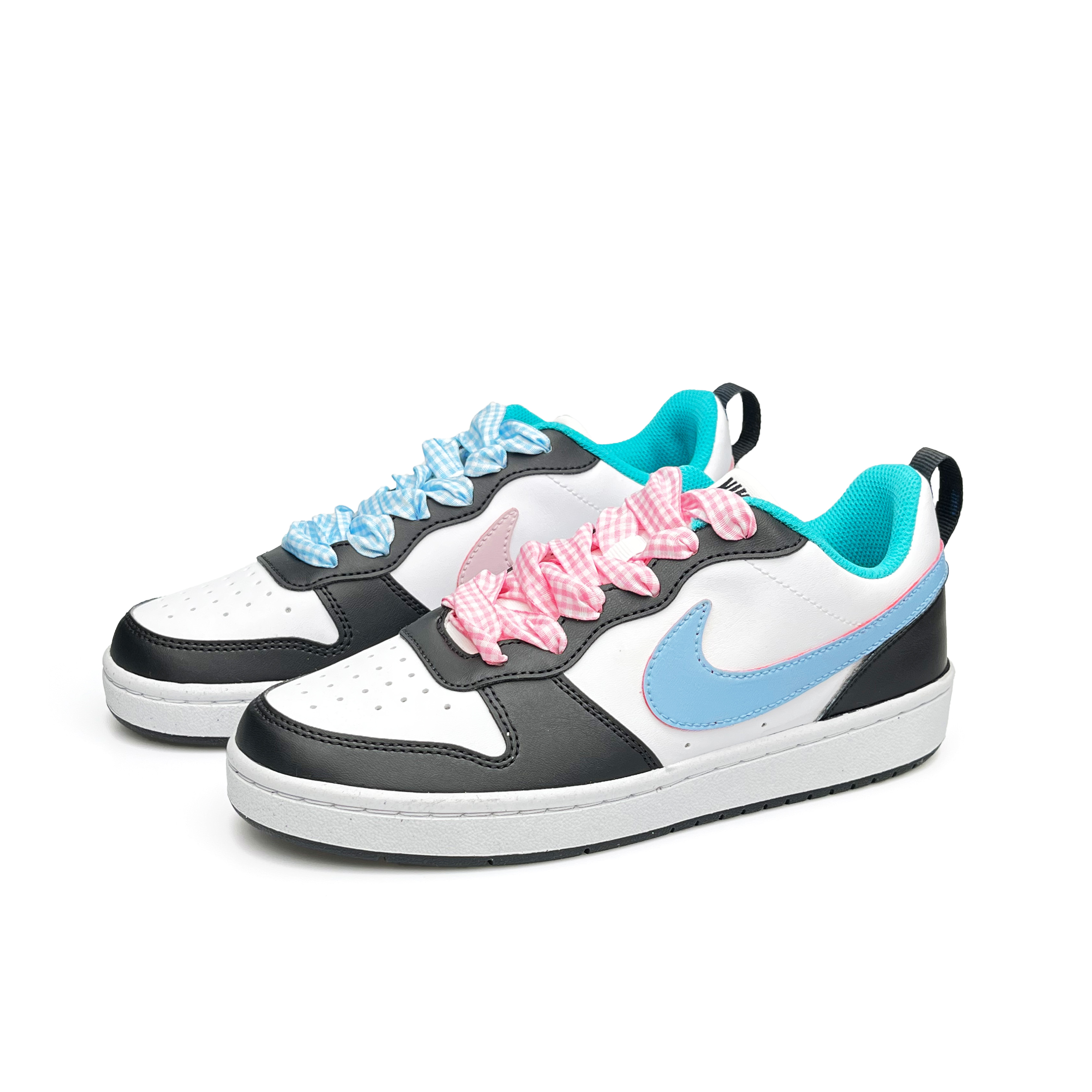 

Дышащие низкие кроссовки для скейтбординга Court Borough Low для детей и подростков Nike, белый