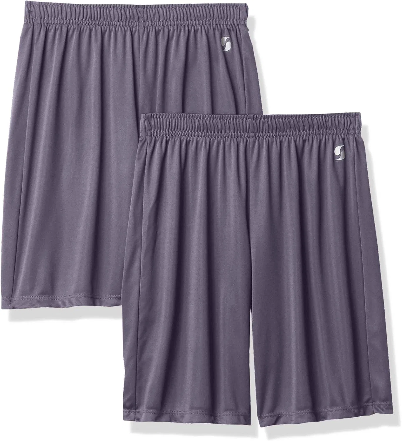 Шорты Soffe Boys' Interlock, Gunmetal (2 Pack)