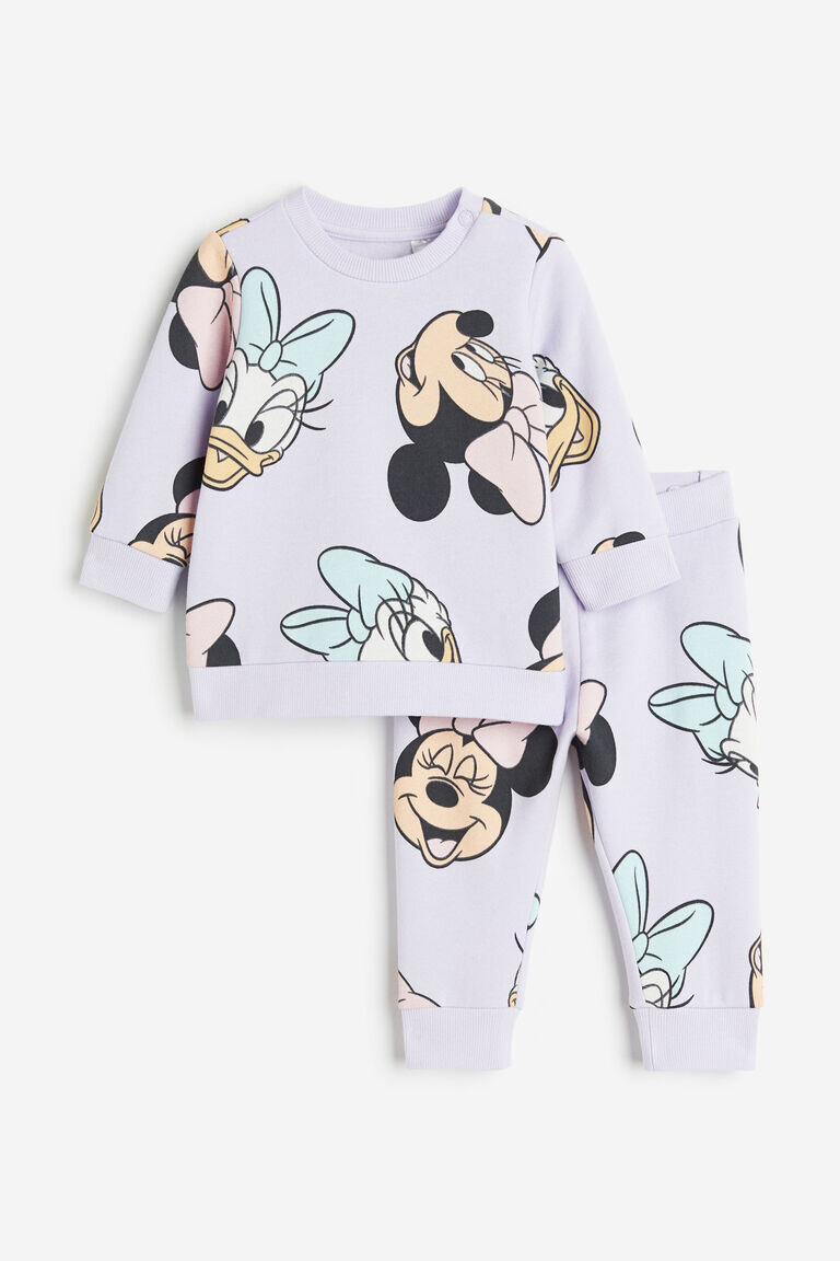 

Комплект из двух толстовок H&M, фиолетовый