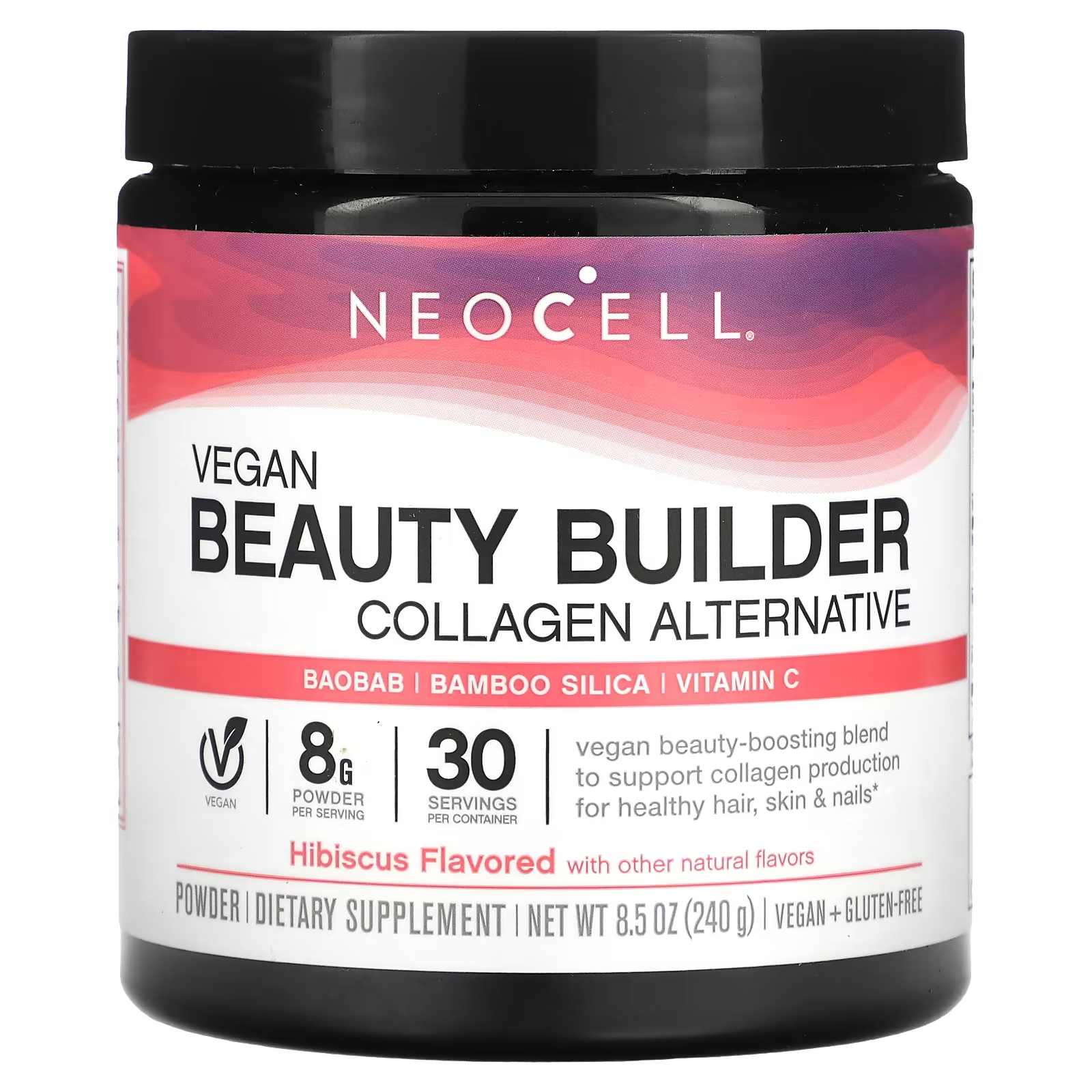 

Альтернативный коллагеновый порошок гибискуса NeoCell Vegan Beauty Builder