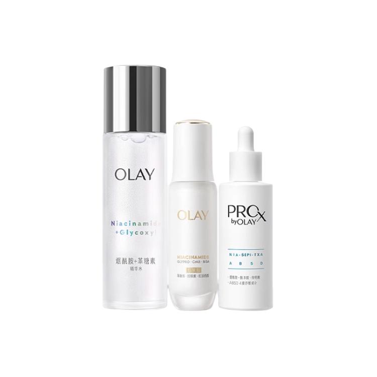

Olay Набор сывороток dewy dark spot lightening shiro bottle для осветления кожи, увлажнения и антиоксидантной защиты