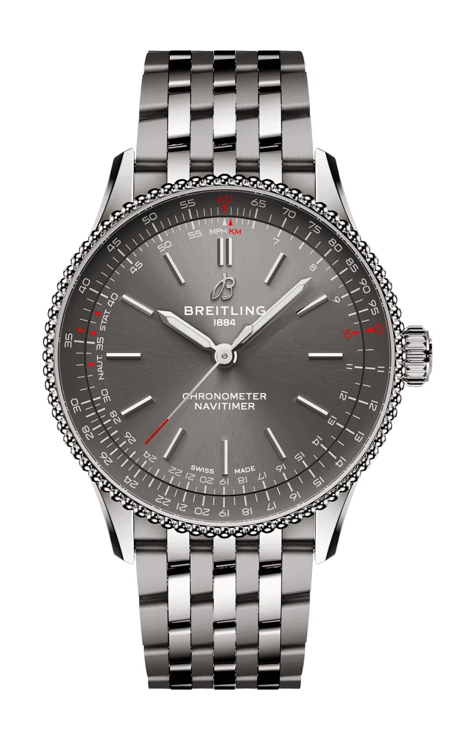 НАВИТАЙМЕР АВТОМАТИК 36 - A17327381B1A1 BREITLING, серебряный