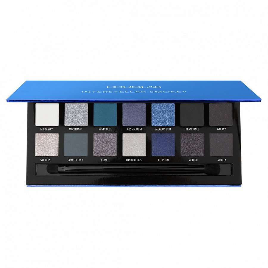 

Палитра теней для век douglas make up interstellar smokey eyeshadow palette Douglas Collection, вес 17.6 гр.