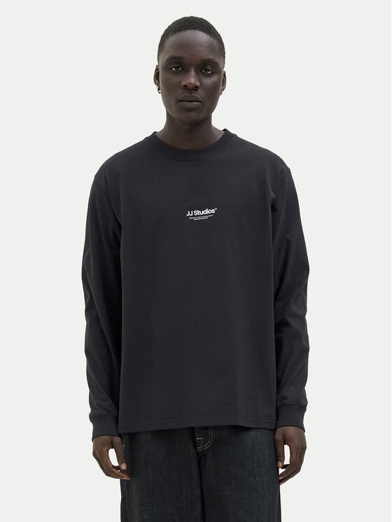 

Лонгслив relaxed fit Soho 12278788 Jack&Jones, чёрный