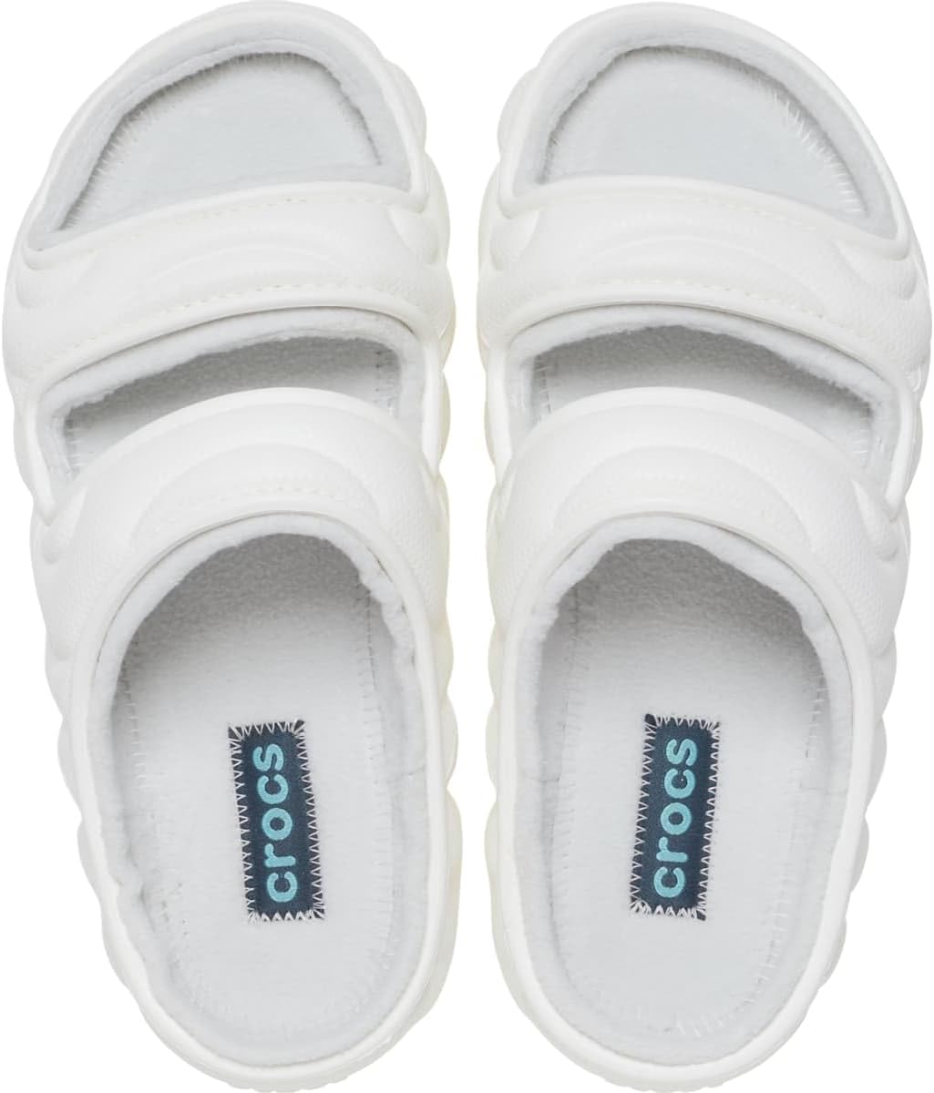 Мужские шлепанцы Crocs Classic Cozzzy Overpuff, белый — фото 3