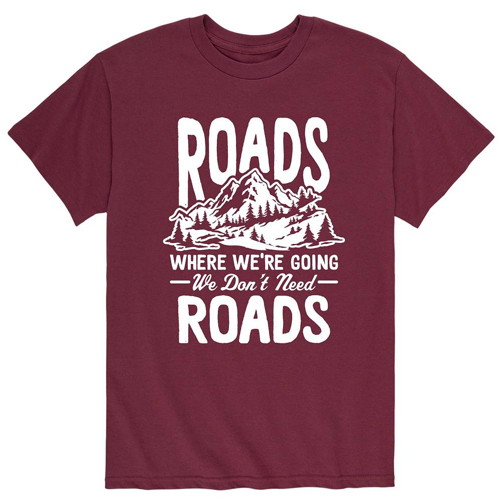 

Мужская футболка We Dont Need Roads Licensed Character, цвет Maroon