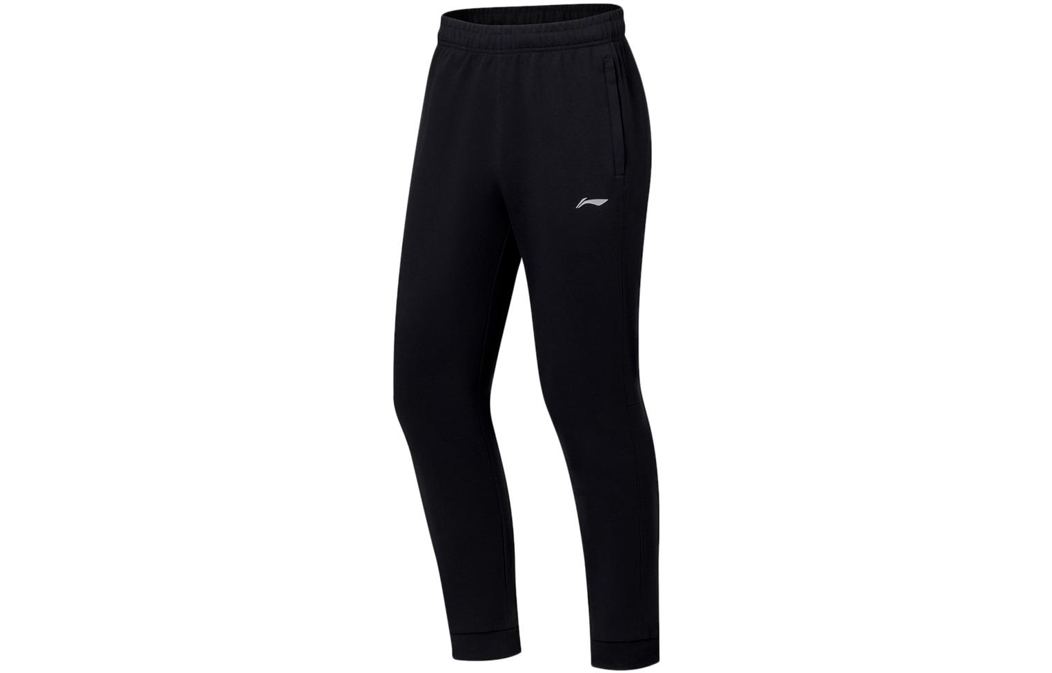 

Фитнес серия Вязаные спортивные штаны Мужские Черные LINING