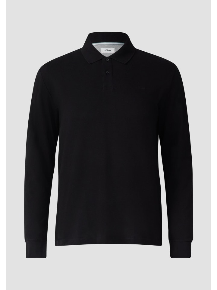 

Рубашка поло 9999_черная s.Oliver