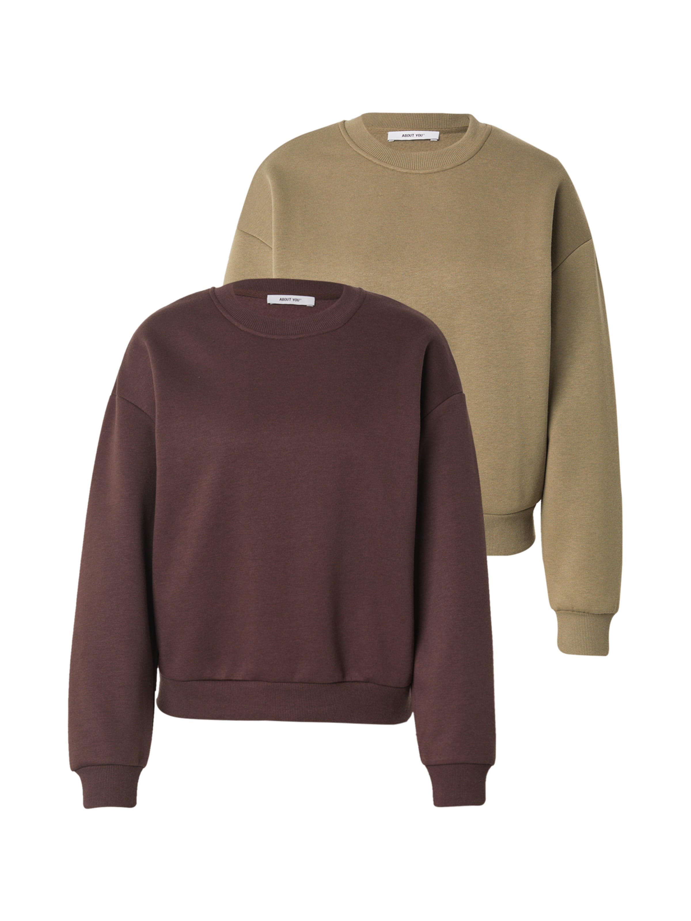 

ABOUT YOU Свитшот 'Ina' в темно-коричневом, хаки