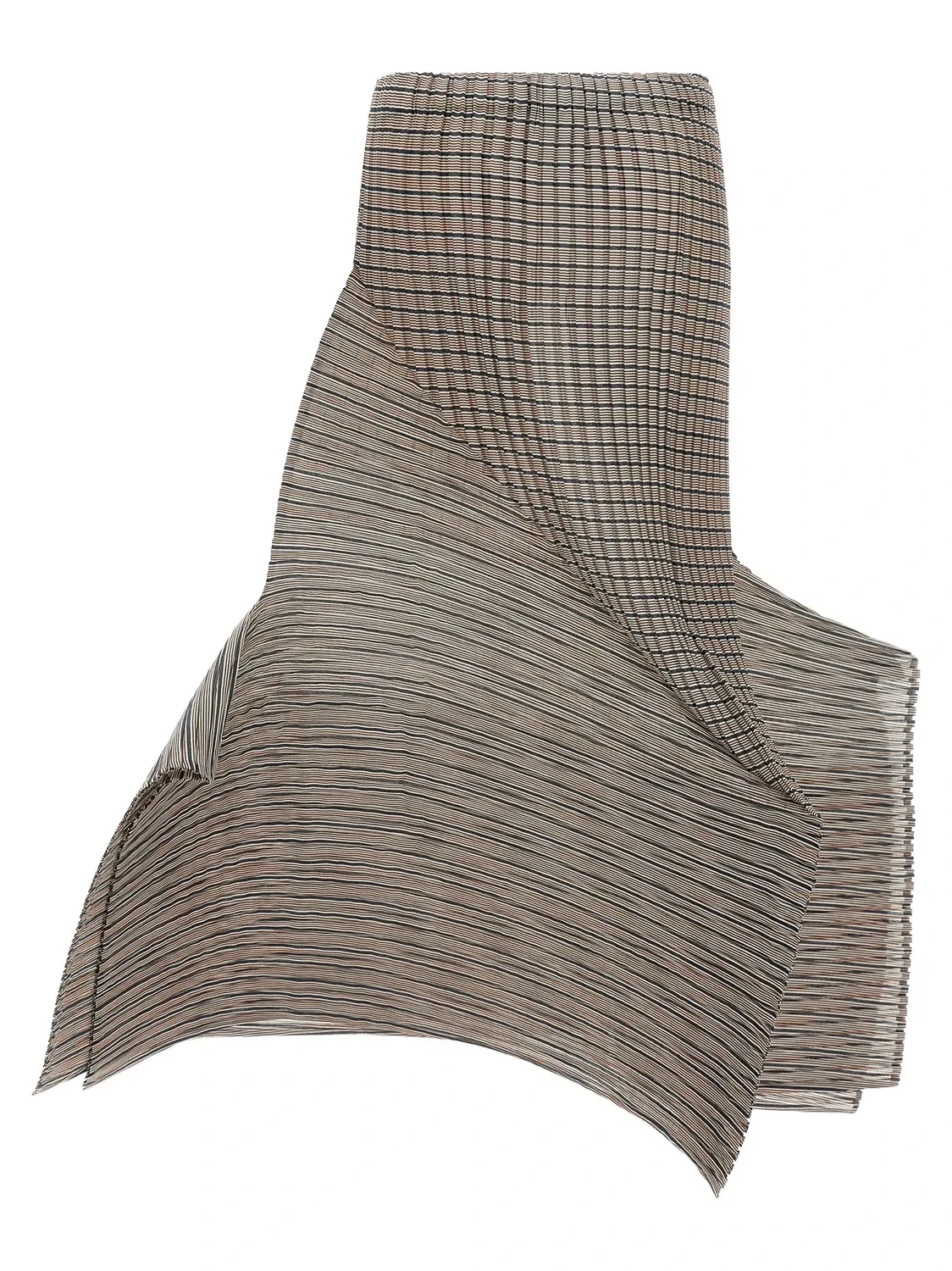 Юбка «Генерик Страйпс (Машинные Плиссе)» Issey Miyake, коричневый — фото 2