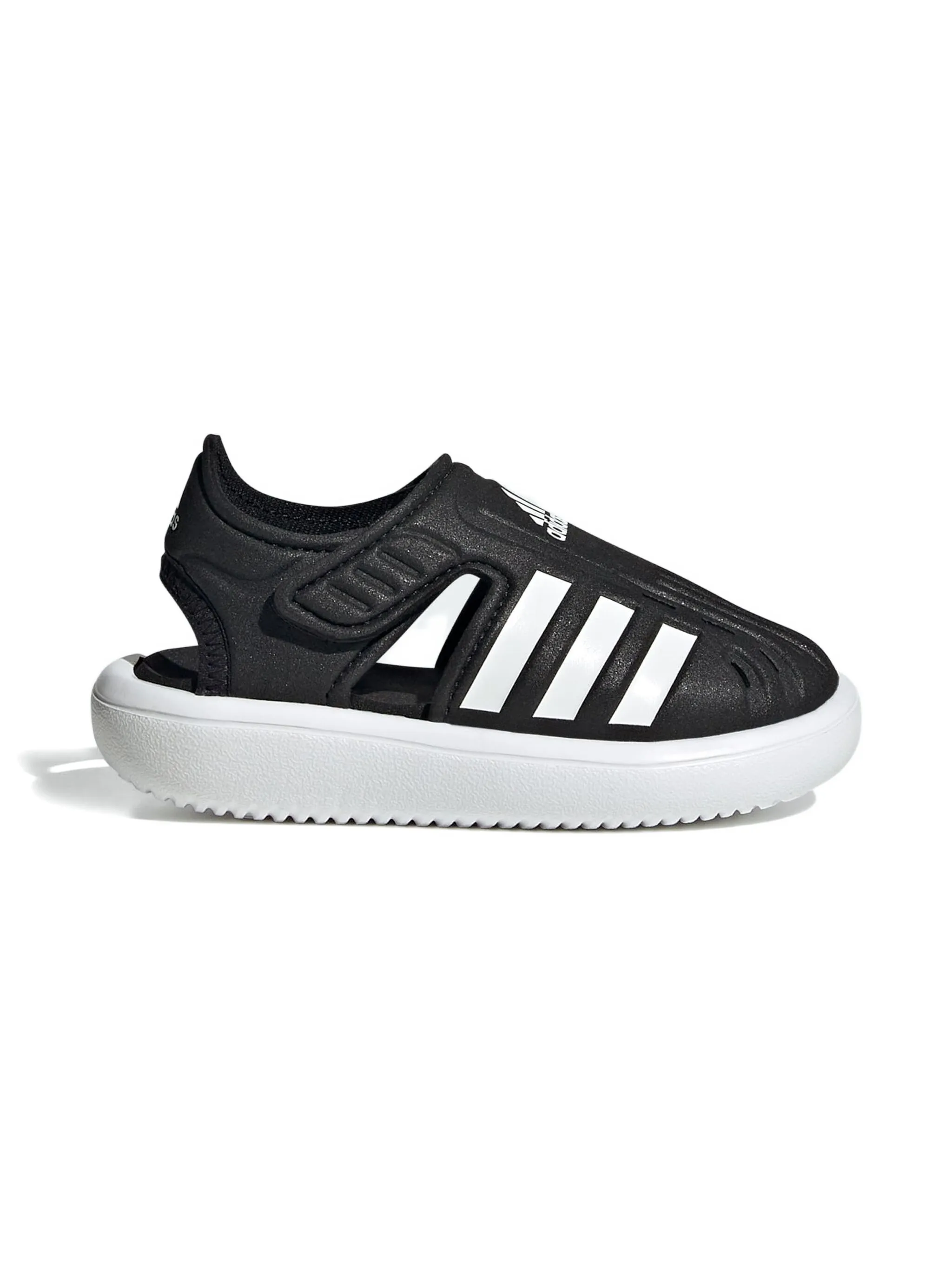 

Сандалии с полосками Adidas Kids, черный