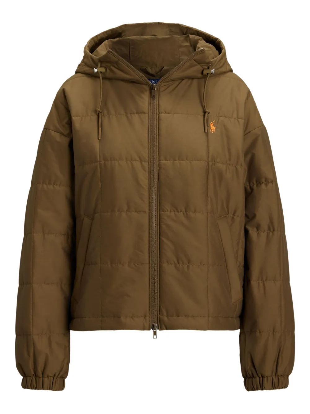 

Стеганая куртка с капюшоном POLO RALPH LAUREN, коричневый