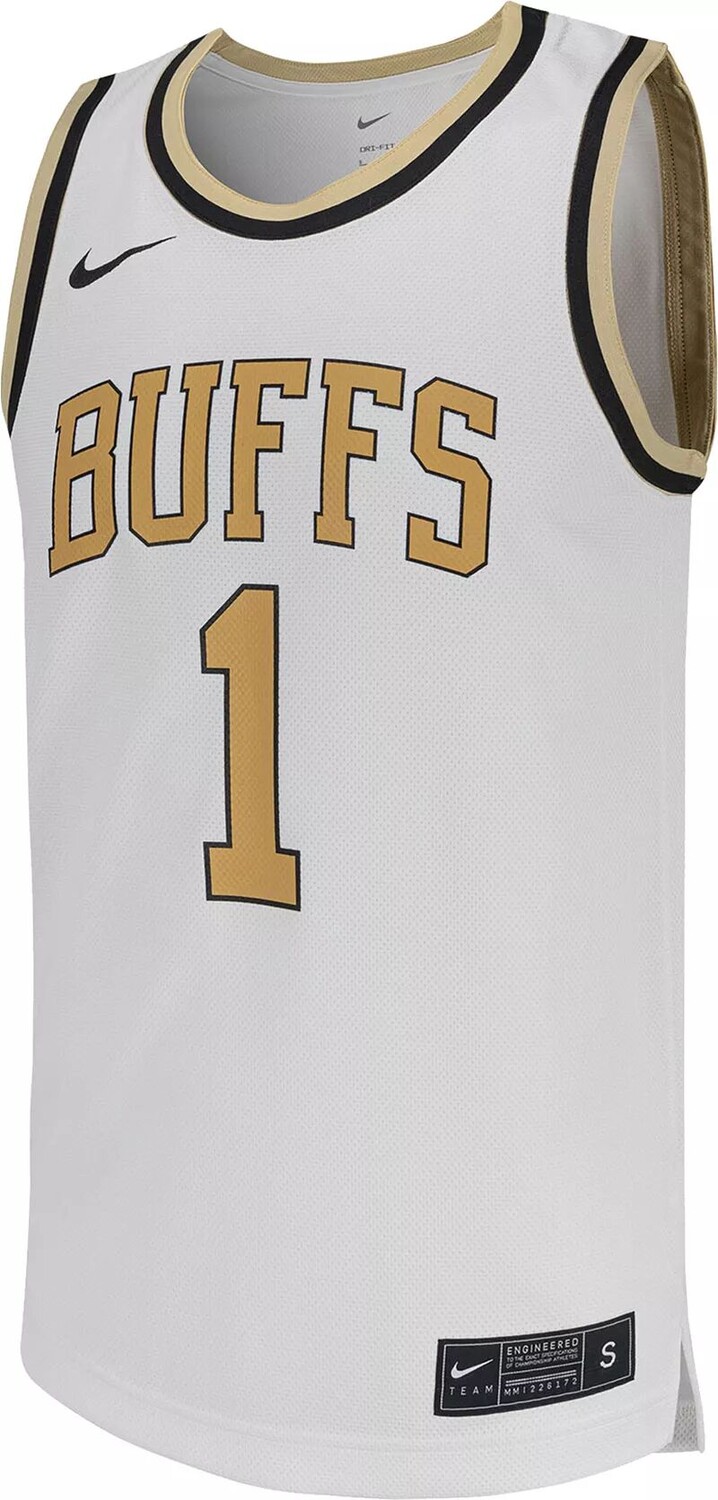 Мужская белая баскетбольная майка Nike Colorado Buffaloes #1 — фото 2