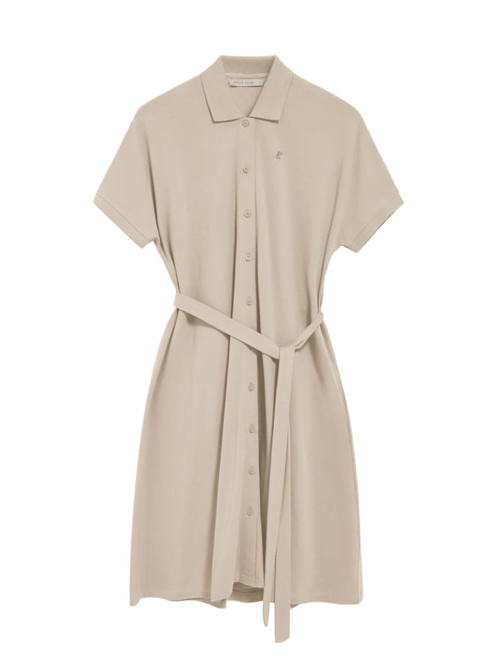 

Платье до колена Polo Club, бежевый