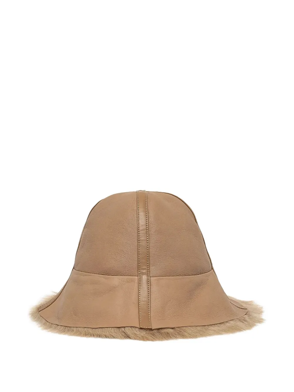 

Шляпа с меховой отделкой By Malene Birger, коричневый