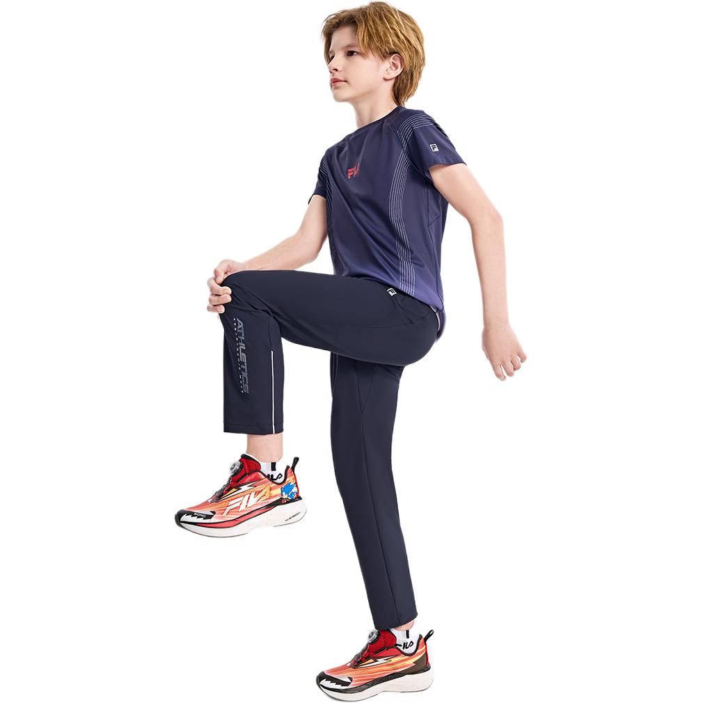 FILA KIDS Вязаные спортивные штаны королевского синего цвета для подростков Royal Blue Teenagers — фото 4