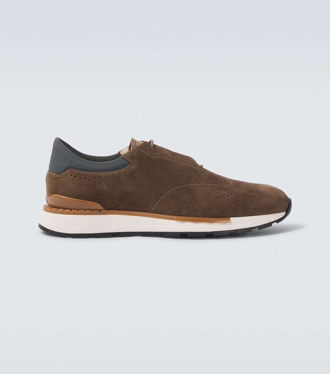 

Замшевые кроссовки Berluti, Kaki