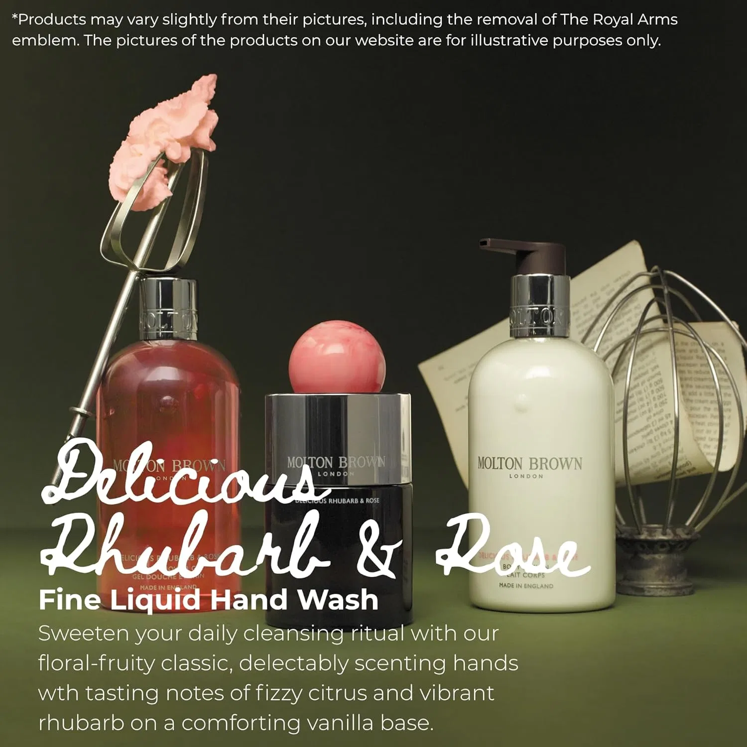 Жидкое мыло для рук Molton Brown Delicious Rhubarb & Rose 300 мл Molton Brown — фото 4