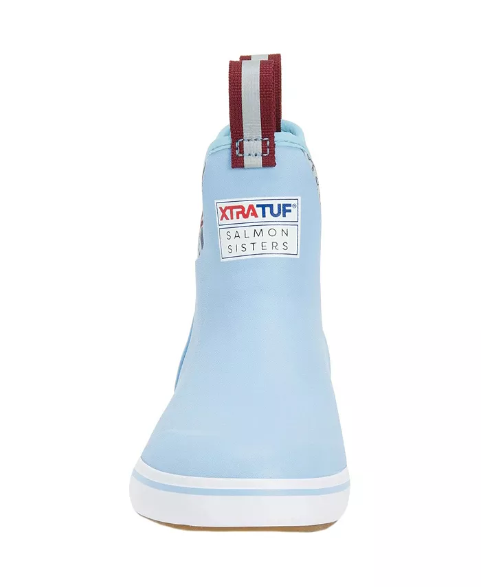 Женские ботильоны Salmon Sisters 6 дюймов Ankle Deck XTRATUF, синий — фото 3