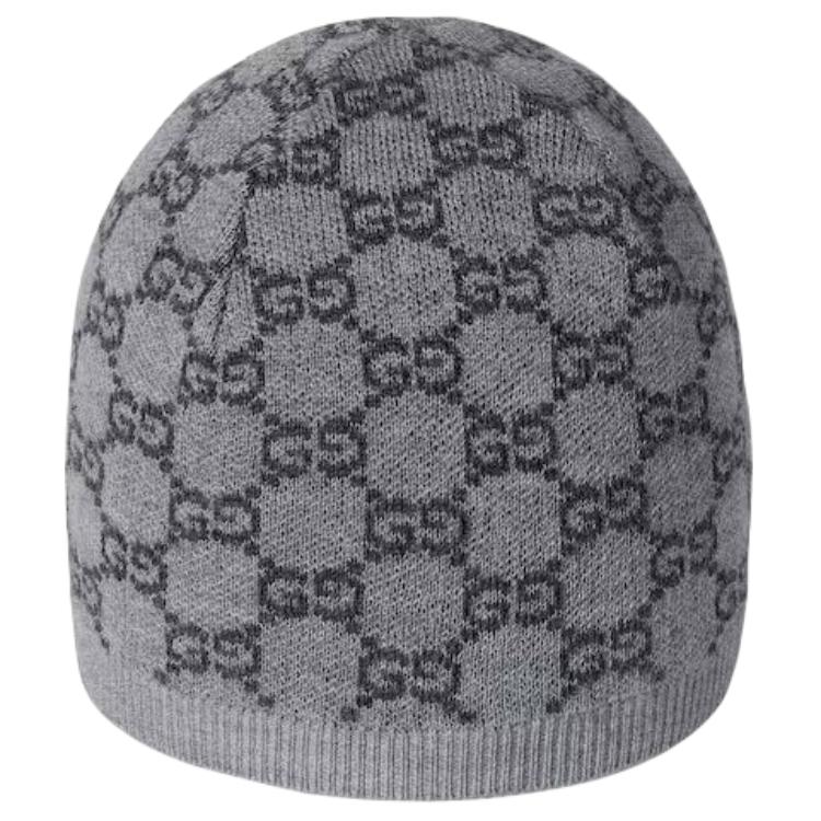 

GUCCI Детская шерстяная шапка, Gray/Dark Gray