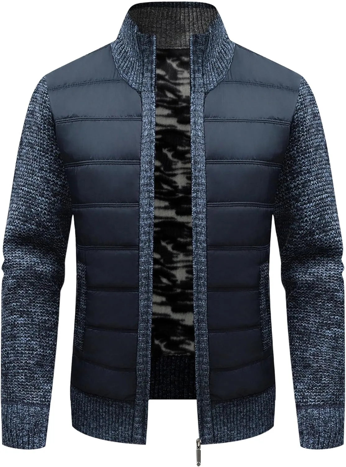 

Мужской кардиган DGHM-JLMY, вязаный, с молнией, Slim Fit