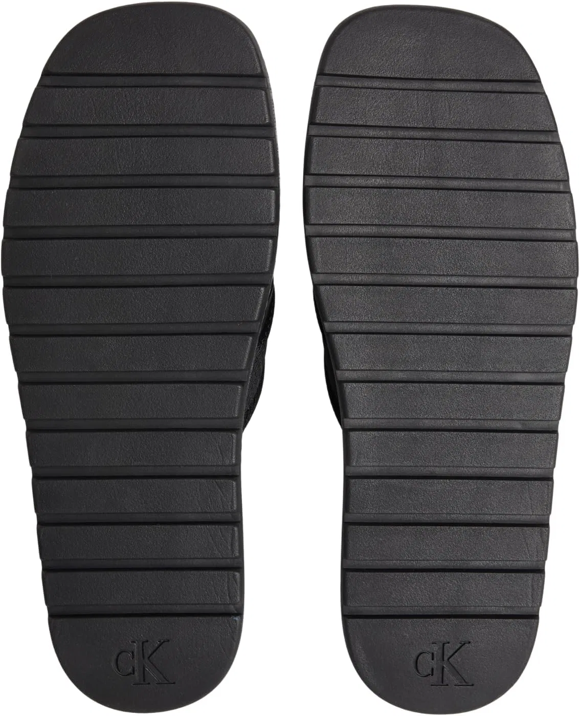 Мужские сандалии Calvin Klein Sq Molded Xcross Wb Hm0hm02101 на плоской подошве, Black Triple Black — фото 4