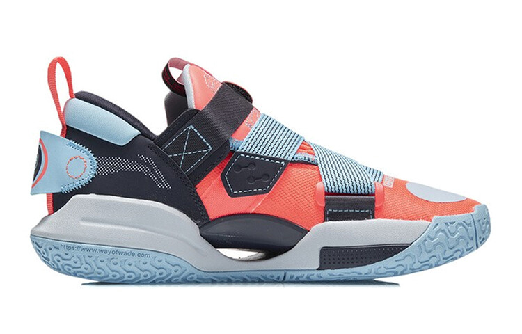 Баскетбольные кроссовки Citywide 9 V2 Youth Edition для детей GS Low-top Fluorescent Fat Tangerine/Sailor Blue Lining — фото 2