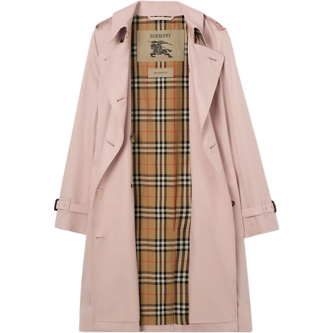 Тренчкот Burberry Light Sugar Pink, женский, весна-осень — фото 3