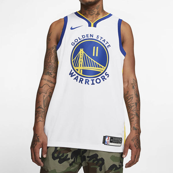 Спортивная футболка nba golden state warriors sw fan edition 19-20 season 11 sports basketball jersey white Nike, белый — фото 3
