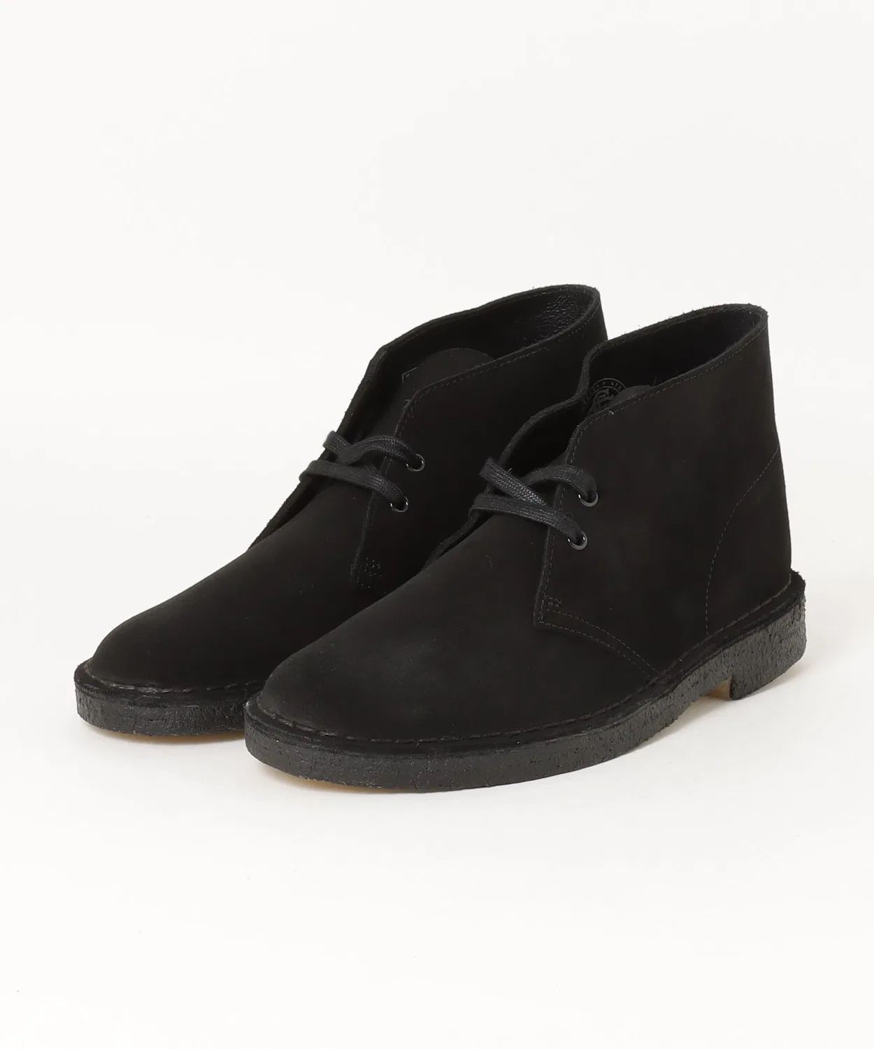 Ботинки дезертные Clarks DESERT BOOT RWK из натуральной кожи, черные