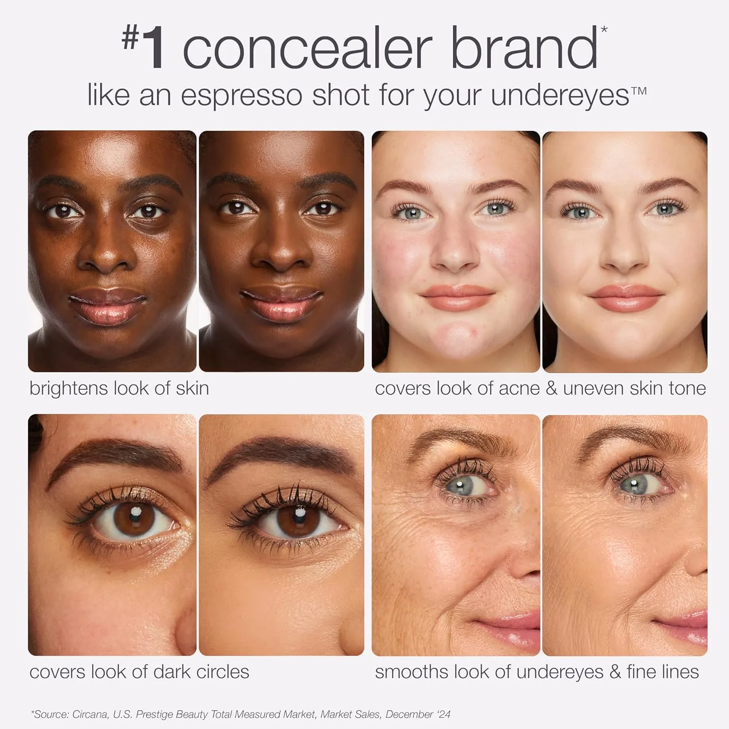 Tarte Shape Tape Creamy Concealer - тональный крем с кремовой текстурой, полное покрытие, увлажняющий матовый финиш на 24 часа, для покраснений и морщин, vegan & cruelty-free, 20B light (light skin with cool, pink undertones) — фото 3