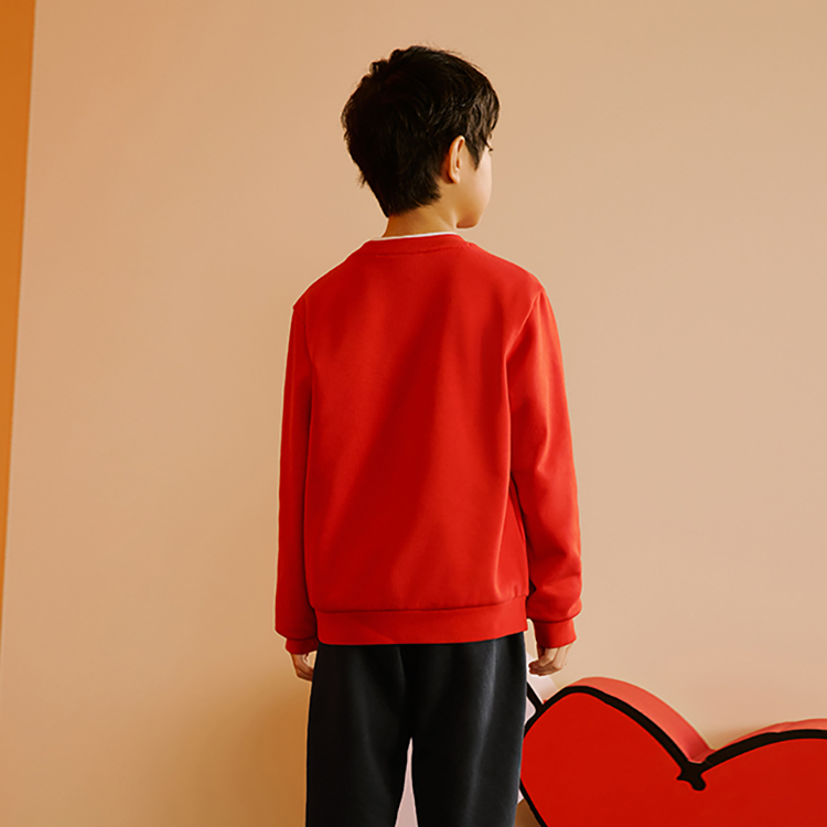 Детская толстовка FILA KIDS, красный — фото 4