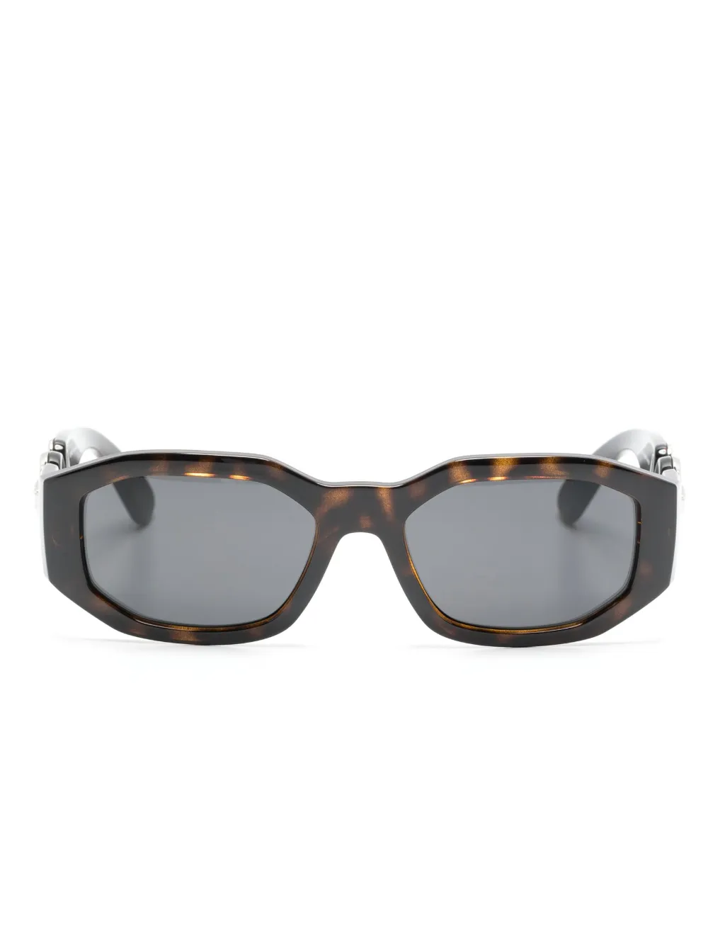 

Солнцезащитные очки с декором Medusa Versace Eyewear, коричневый