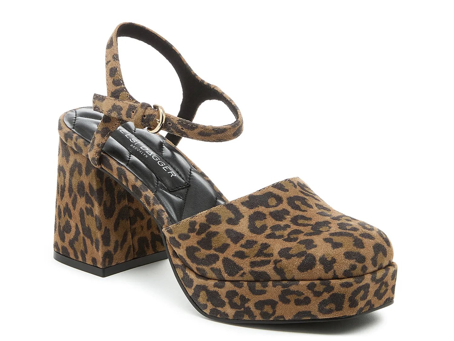 Туфли Kelsi Dagger Brooklyn Edna Platform Sandal, Tan/Black Leopard Print