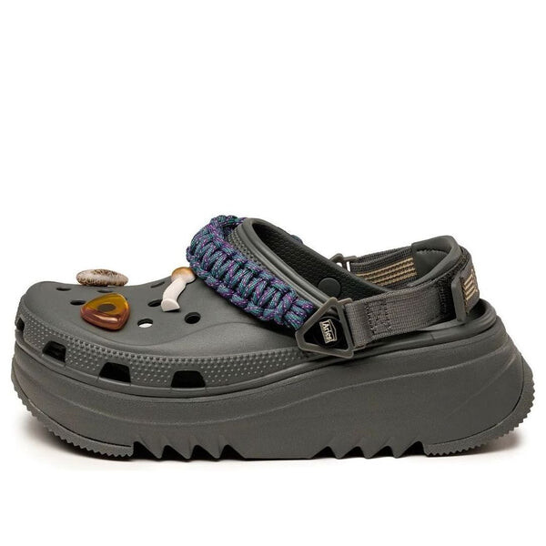 

Сандалии x aries classic hiker xscape clog 'slate grey' Crocs, серый