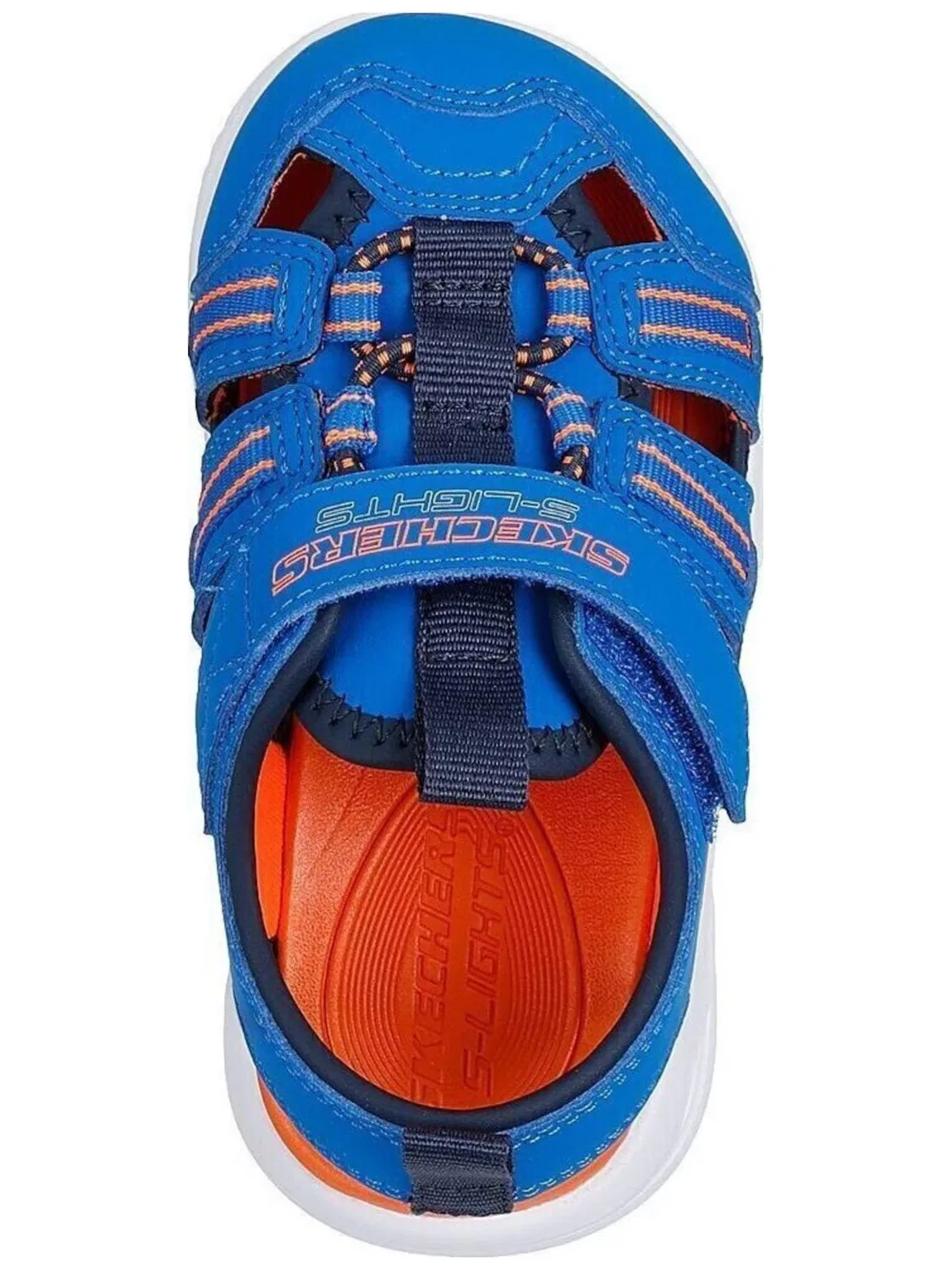 Спортивные кроссовки SKECHERS Skechers Sola Glow Sandal-hyp синего цвета — фото 2