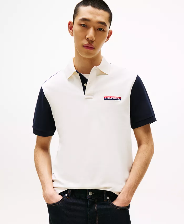 

Мужская поло с цветными блоками Archive Tommy Hilfiger, мультиколор