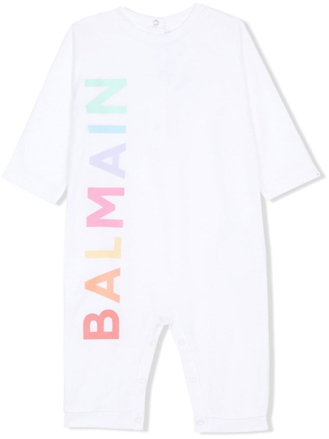 

Ромпер с логотипом Balmain Kids, белый