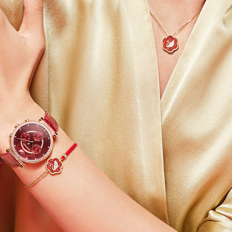 

Кулон Цветок Удачи для женщин Swarovski