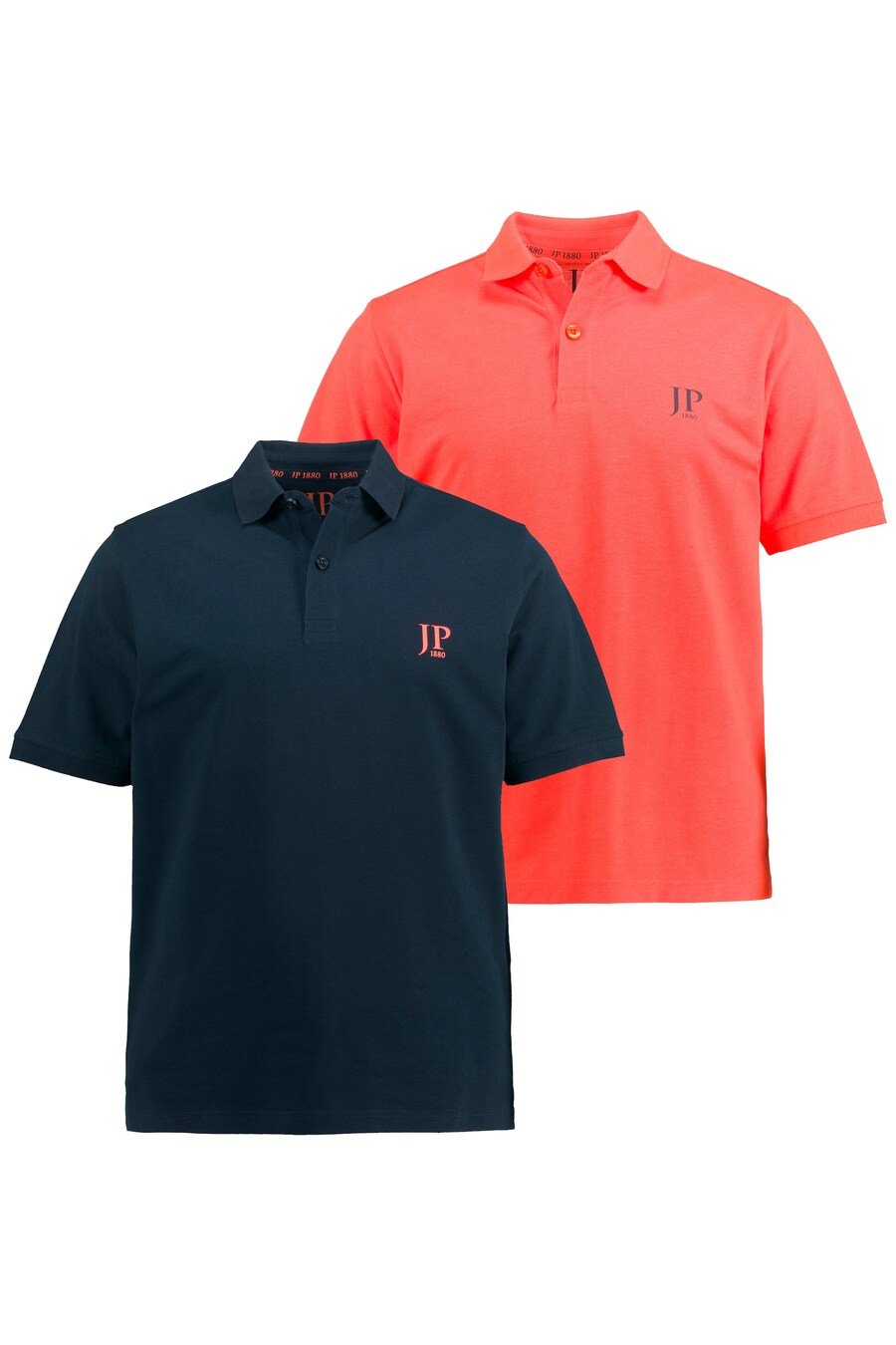 

Рубашка JP1880, цвет Navy/Neon orange