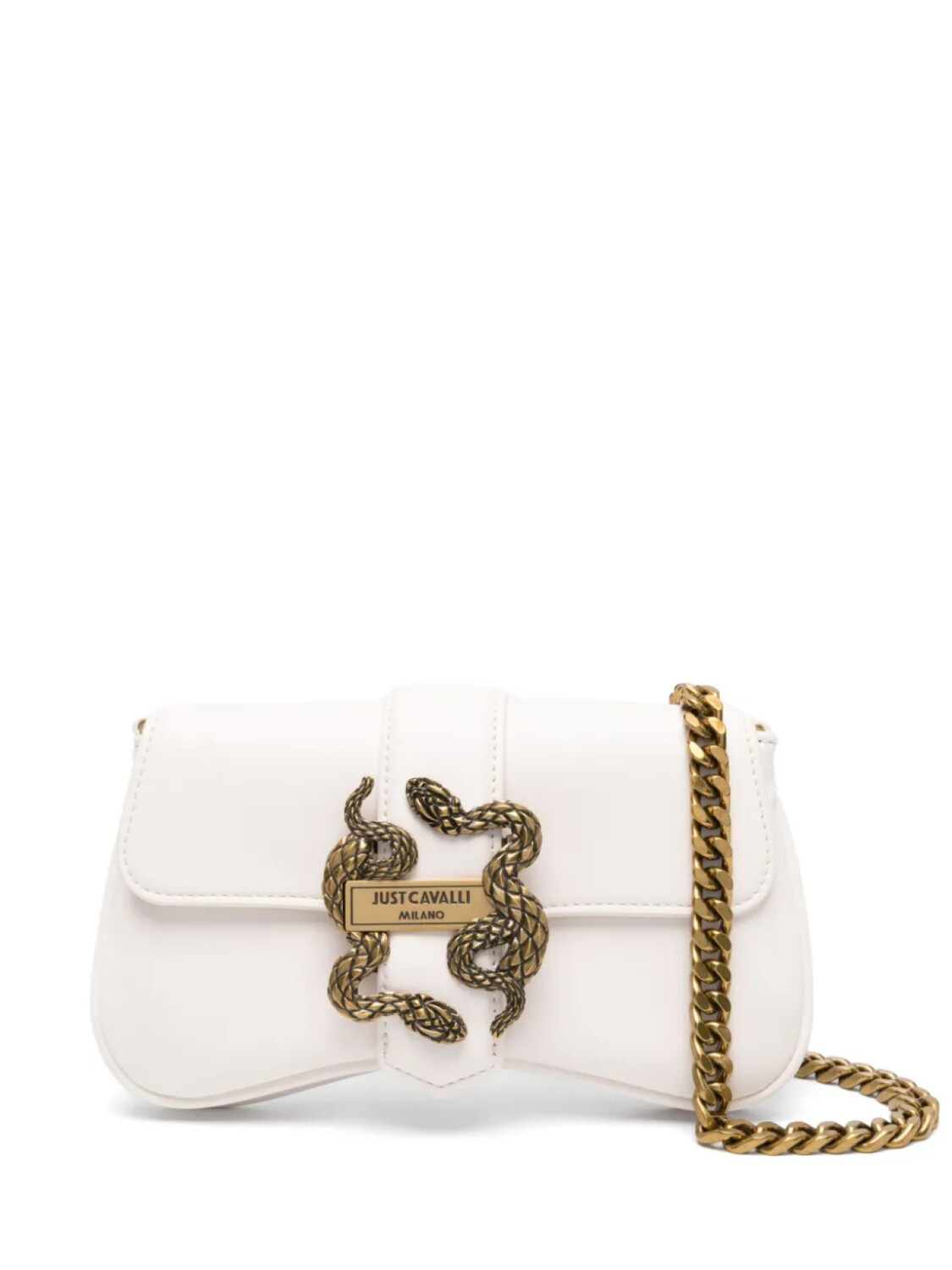 

Just Cavalli клатч Iconic Snakes, белый