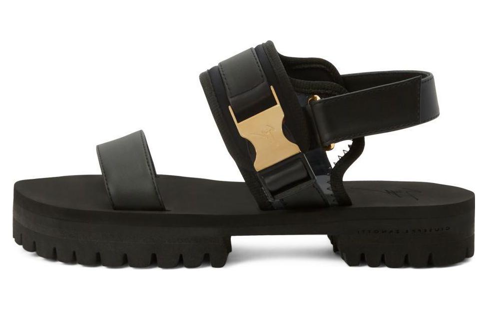 

Сандалии из кожи с пряжкой и логотипом Mederic Giuseppe Zanotti, Original Shoe Box Included