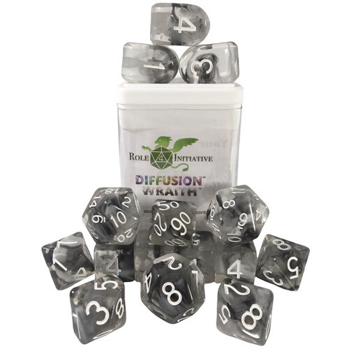 

Аксессуары Role 4 Initiative R4I Dice w/ Arch'd4: Diffusion - Wraith (15)