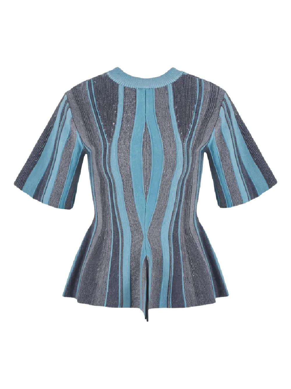 

Жаккардовая блузка Giorgio Armani, серый