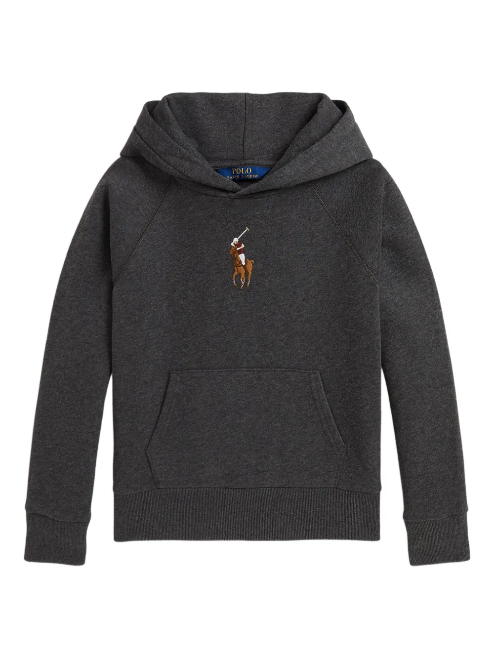 

Худи с вышивкой Equestrian Knight POLO RALPH LAUREN KIDS, серый