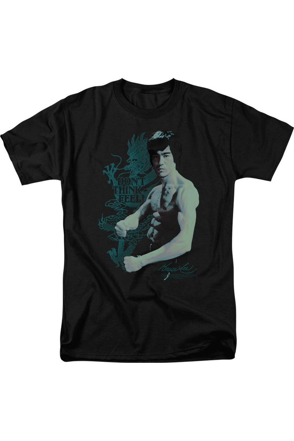 

Футболка с коротким рукавом для взрослых Bruce Lee Feel Gildan, черный