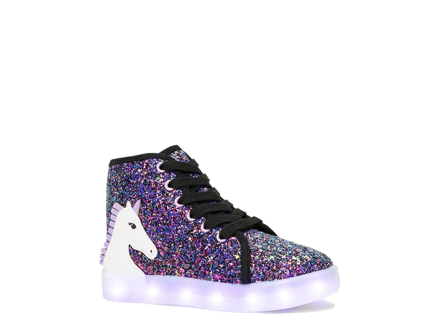 

Кроссовки FABKIDS Unicorn High Light-Up — детские, фиолетовые