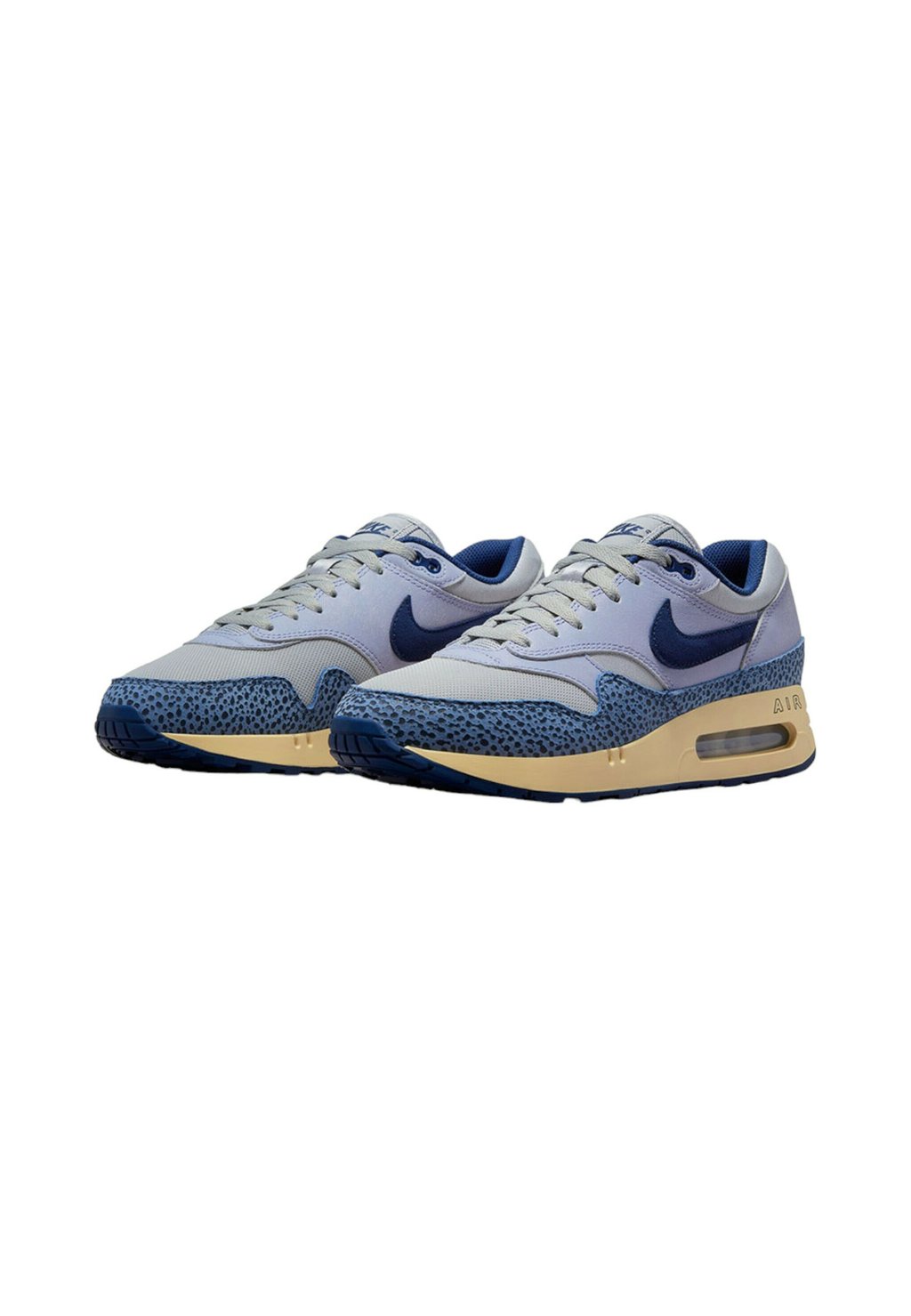 

Кроссовки на шнуровке AIR MAX 1 Nike, светло-серый