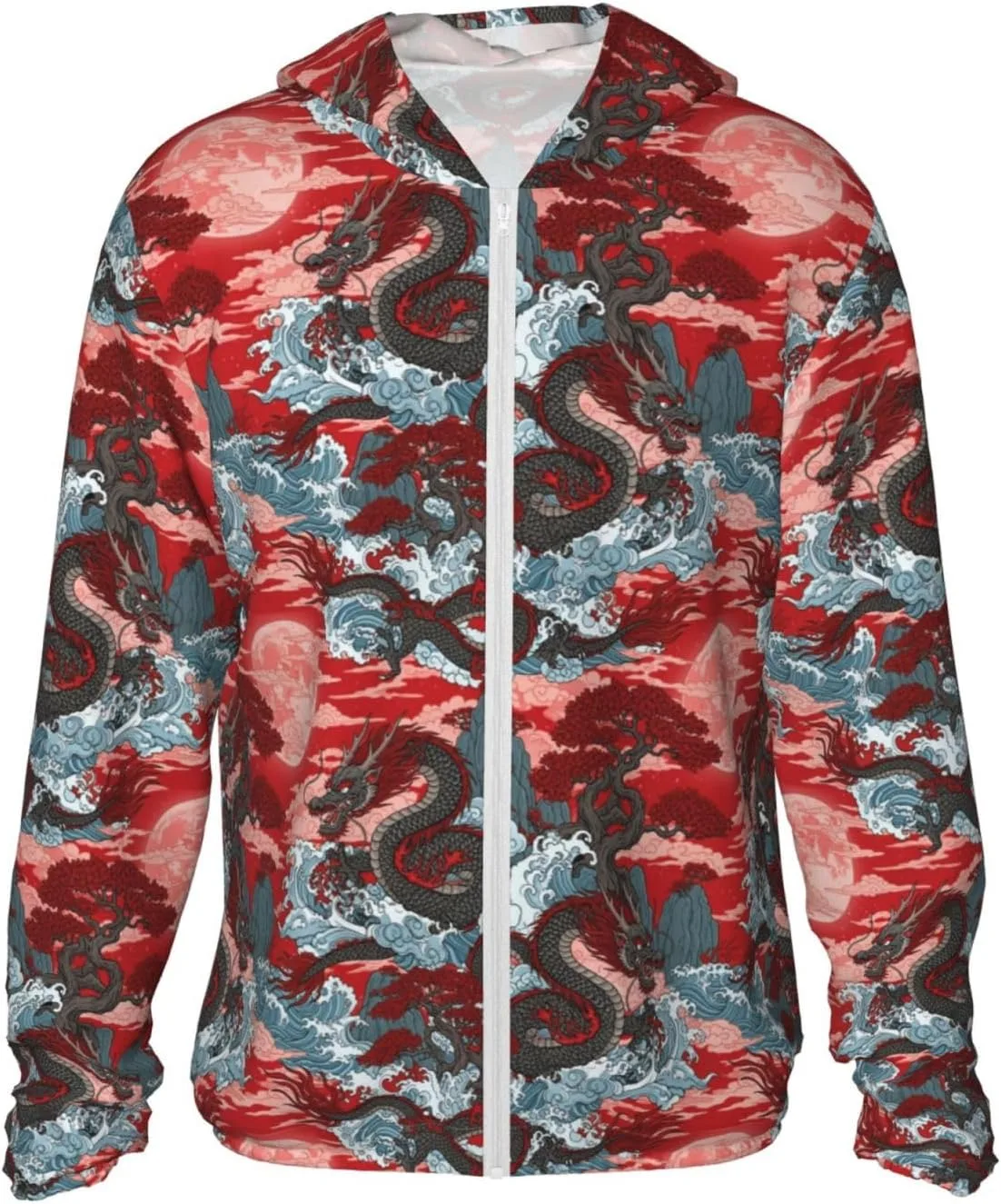 

Мужская рыболовная толстовка Supdreamc UPF 50+, легкая куртка с длинным рукавом для защиты от солнца